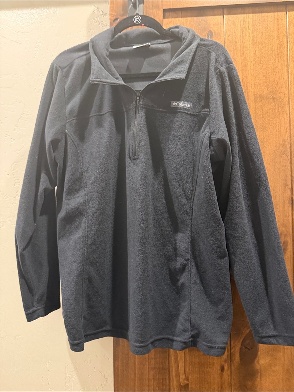 Columbia Men's Dark Gray Quarter-Zip Fleece Pullover